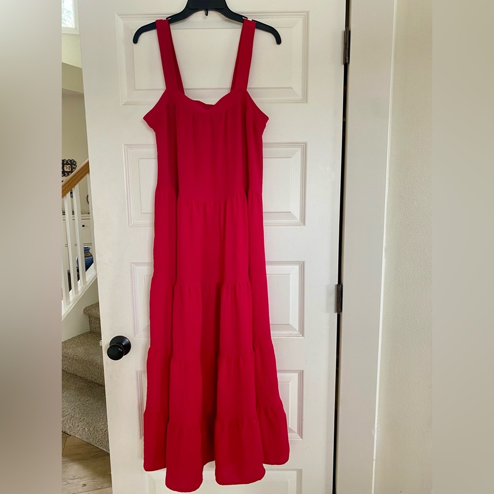 Max Studio Vibrant Pink Maxi Dress